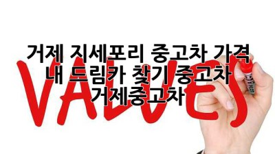 거제 지세포리 중고차 가격, 🚗 내 드림카 찾기! #중고차 #거제중고차
